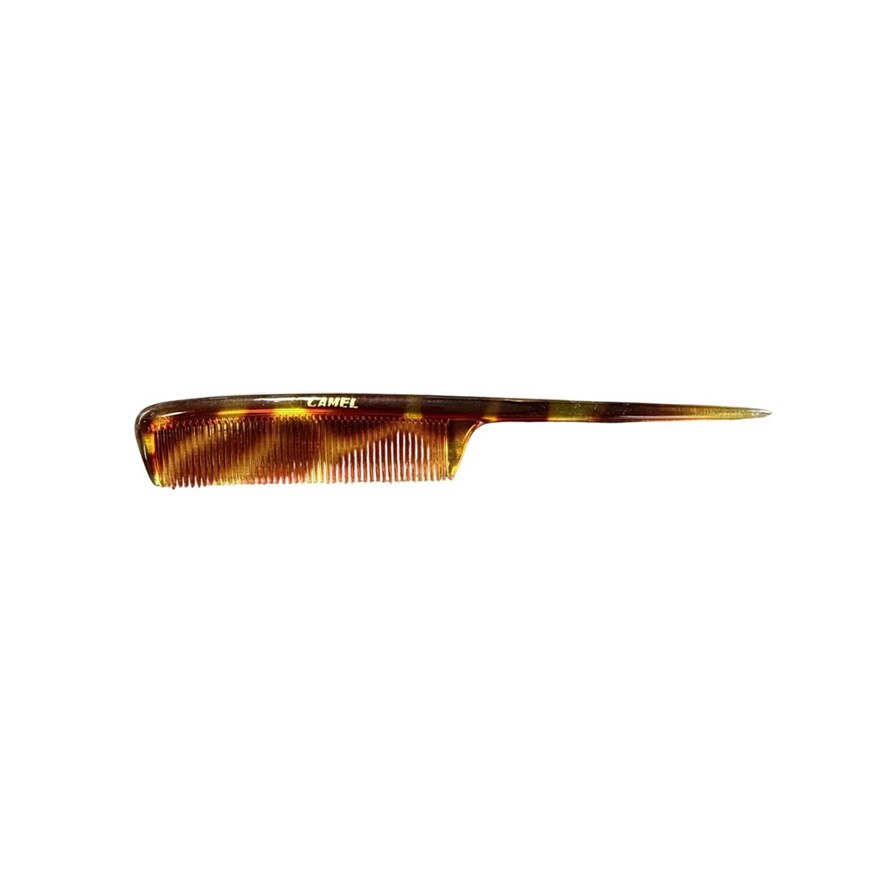 Camel Hair Comb Tortoise Shell Style Pocket Comb Vintage New in‎ Package